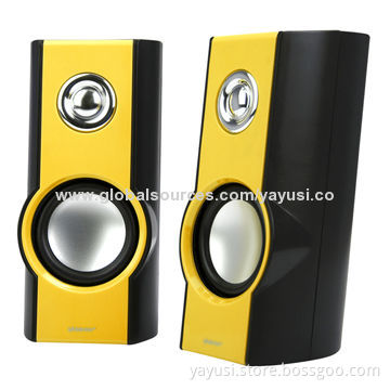 New Design USB Powered Micro Speakers, 2.0-channel, 3W x 2 Output